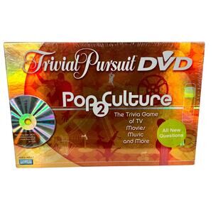 Parker Brothers Trivial Pursuit DVD Pop Culture 2nd Edition 2005 New & Sealed‎